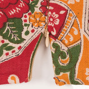 Orange & Red Fancy Printed Cotton Blouse 10053559