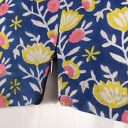 Blue Hand Block Printed Cotton Blouse 10053572