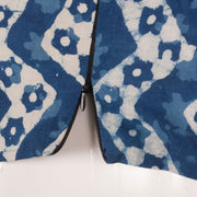 Indigo Blue Dabu Printed Cotton Blouse 10053573