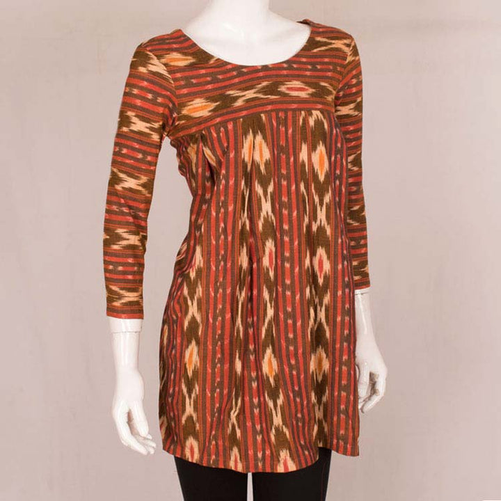 Handcrafted Ikat Cotton Tunic 10043769