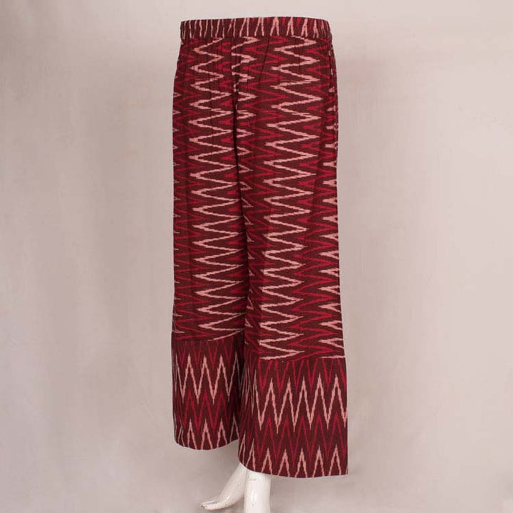 Handcrafted Ikat Cotton Palazzo 10043777