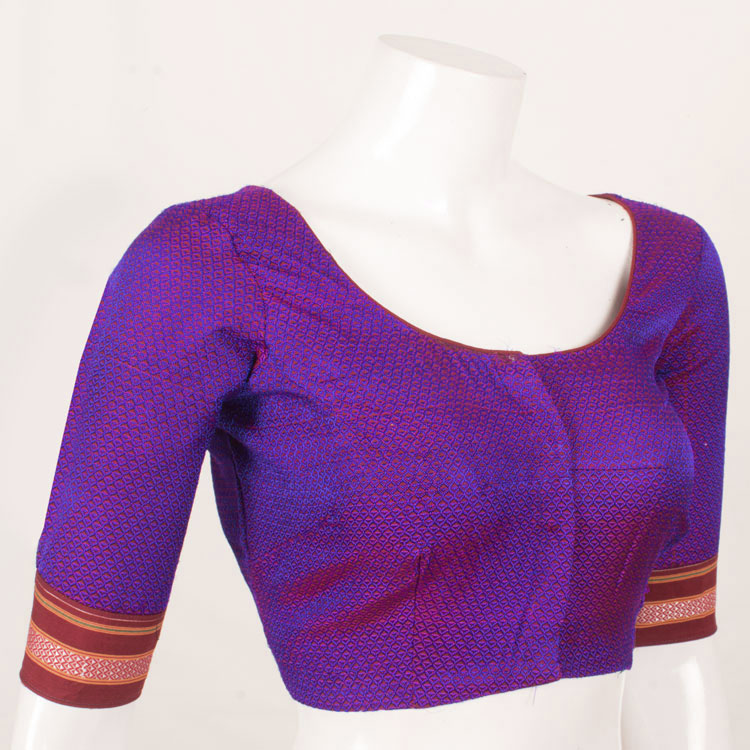 Handcrafted Silk Cotton Blouse 10053321