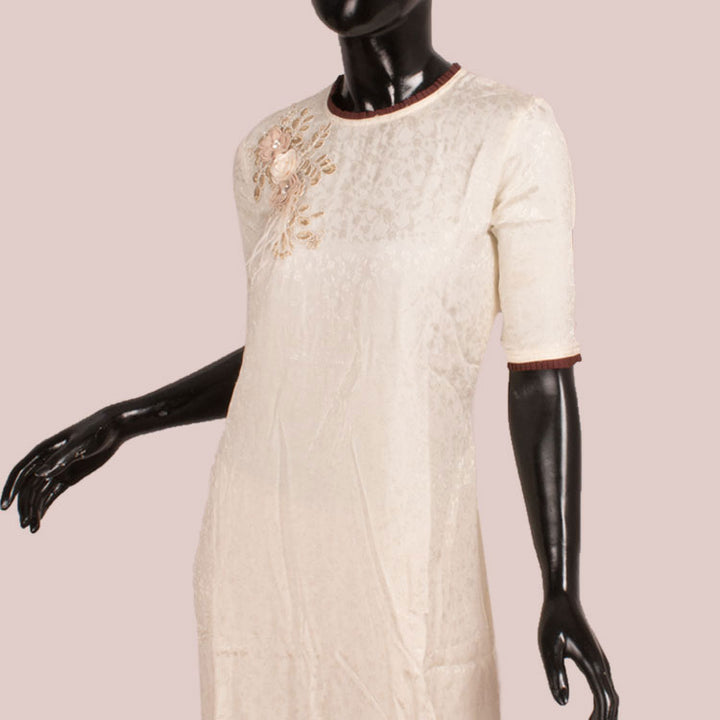 Handcrafted Hand Embroidered Georgette Kurta 10050763