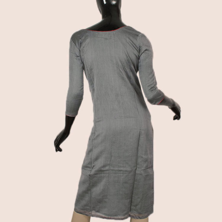 Handcrafted Printed Kalamkari Silk Cotton Kurta 10050773