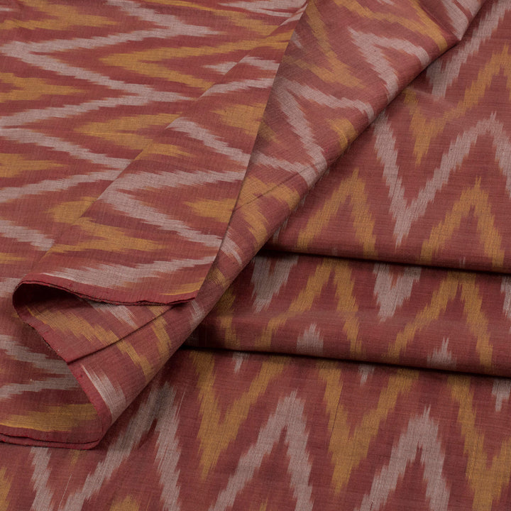 Handloom Pochampally Ikat Silk Cotton Kurta Material 10030248