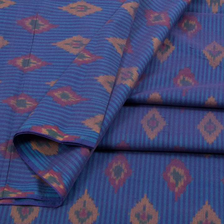 Handloom Pochampally Ikat Silk Cotton Kurta Material 10030249
