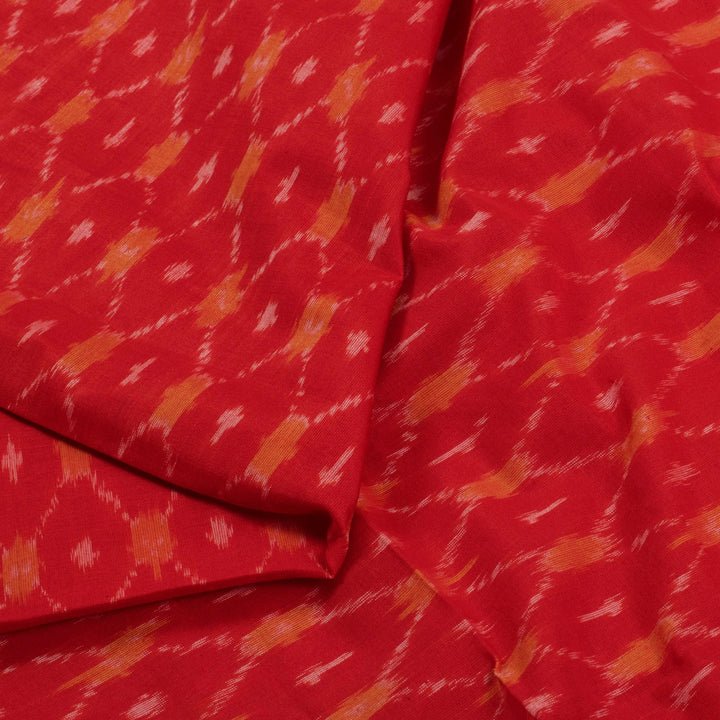 Handloom Pochampally Ikat Silk Cotton Kurta Material 10030254