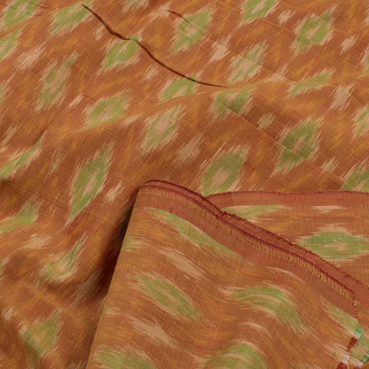 Handloom Pochampally Ikat Silk Cotton Kurta Material 10032385