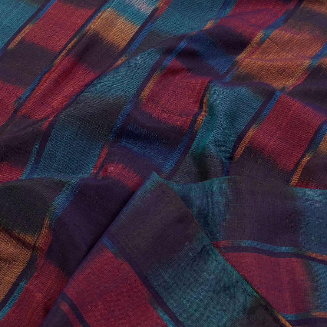 Handloom Pochampally Ikat Silk Cotton Kurta Material 10032395