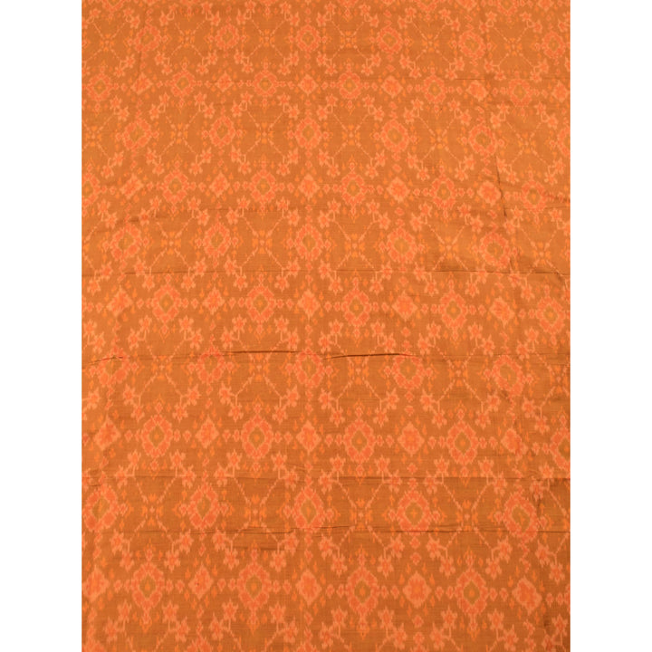 Handloom Pochampally Ikat Dupion Silk Kurta Material 10032409