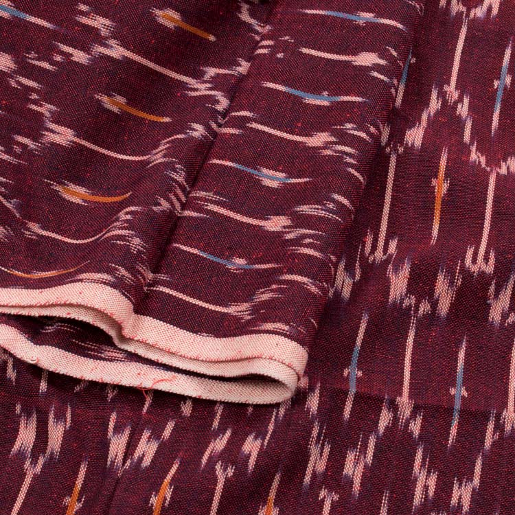 Handloom Pochampally Ikat Cotton Kurta Material 10040731