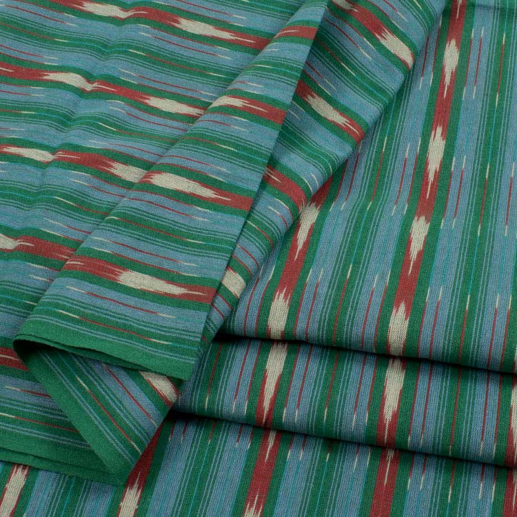 Handloom Pochampally Ikat Cotton Kurta Material 10040733