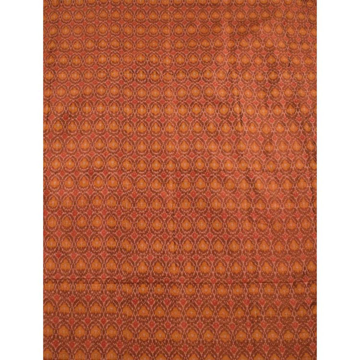 Handloom Pochampally Ikat Dupion Silk Kurta Material 10040794