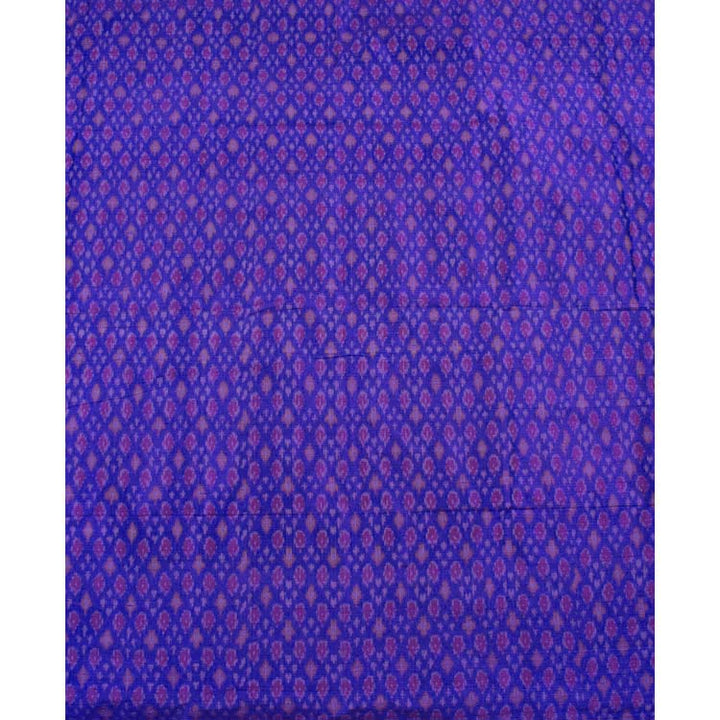 Handloom Pochampally Ikat Dupion Silk Kurta Material 10040797