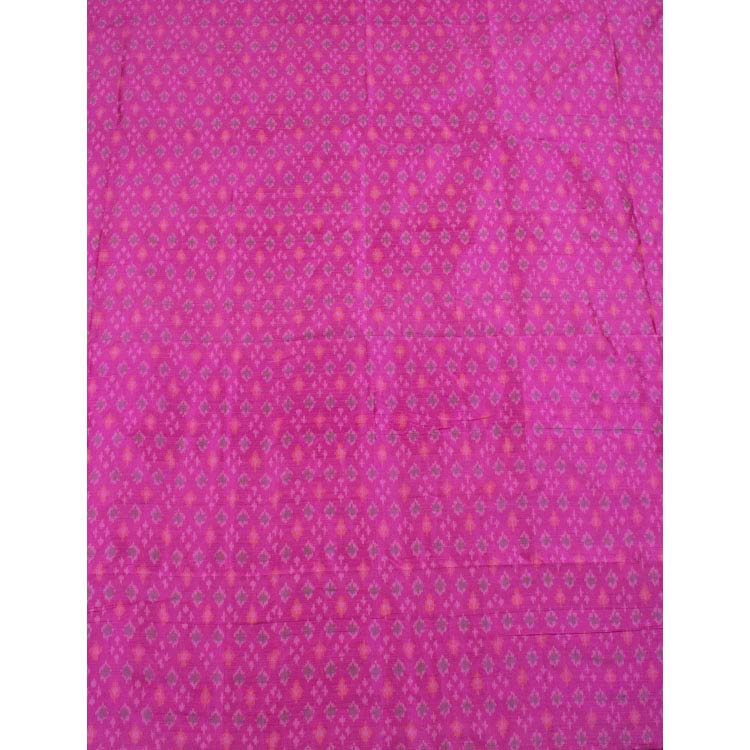 Handloom Pochampally Ikat Dupion Silk Kurta Material 10040813