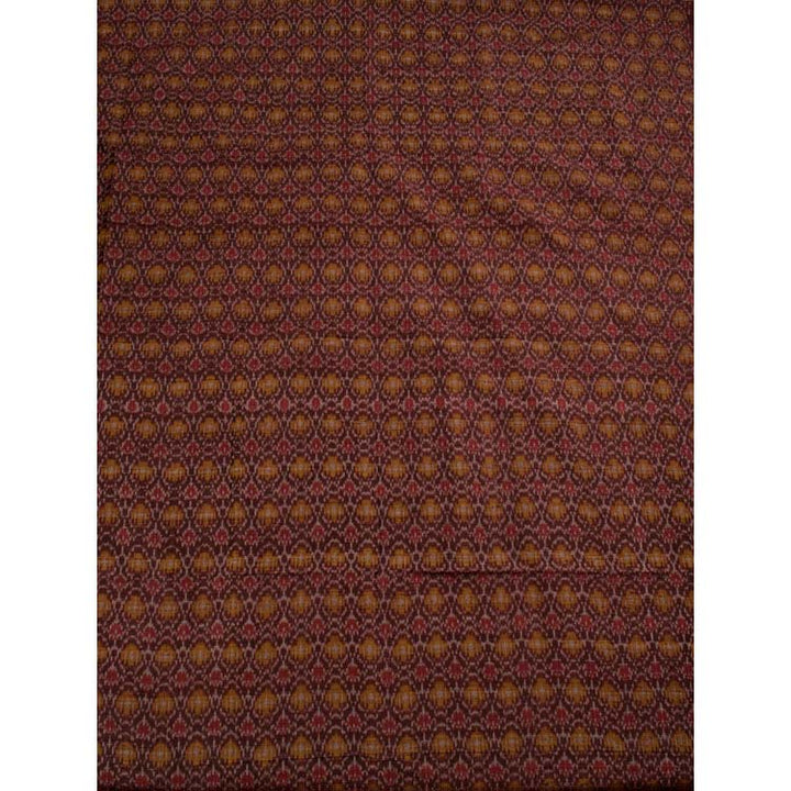 Handloom Pochampally Ikat Dupion Silk Kurta Material 10040815