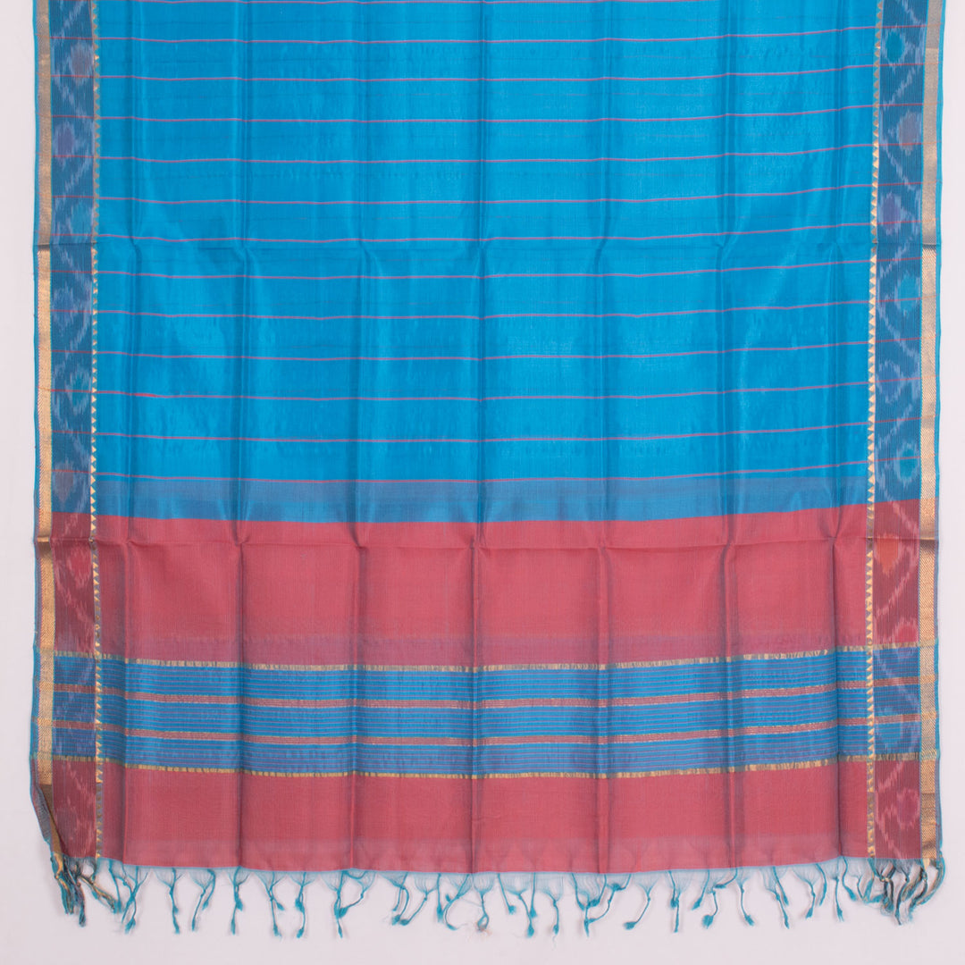Handloom Mangalgiri Silk Salwar Suit Material 10028862