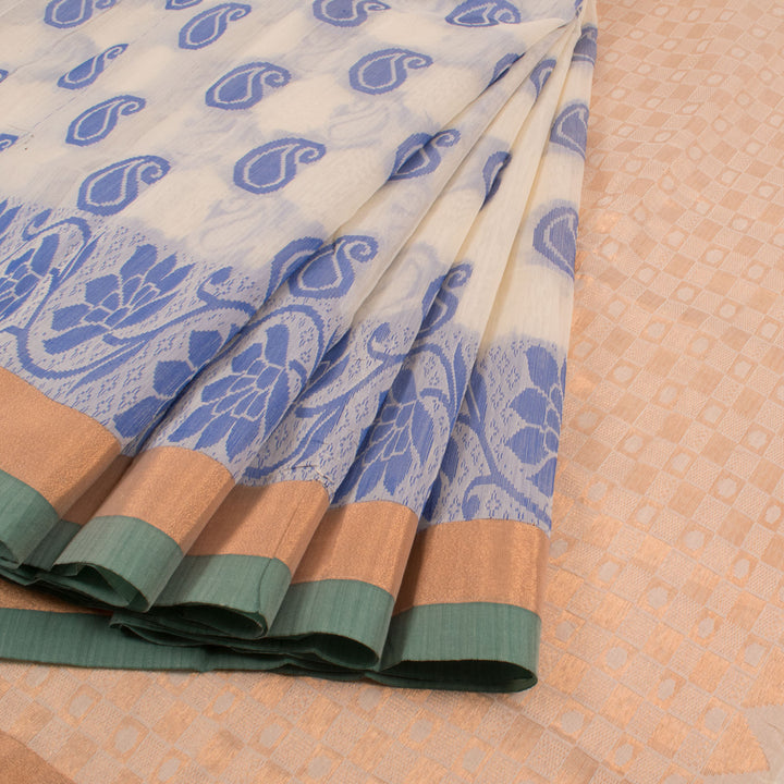 Handloom Mangalgiri Silk Cotton Saree 10020410