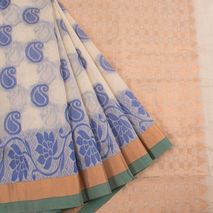 Handloom Mangalgiri Silk Cotton Saree 10020410