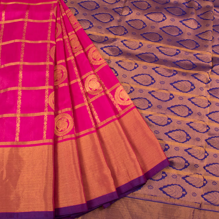 Kanjivaram Pure Silk Jacquard Saree 10036276