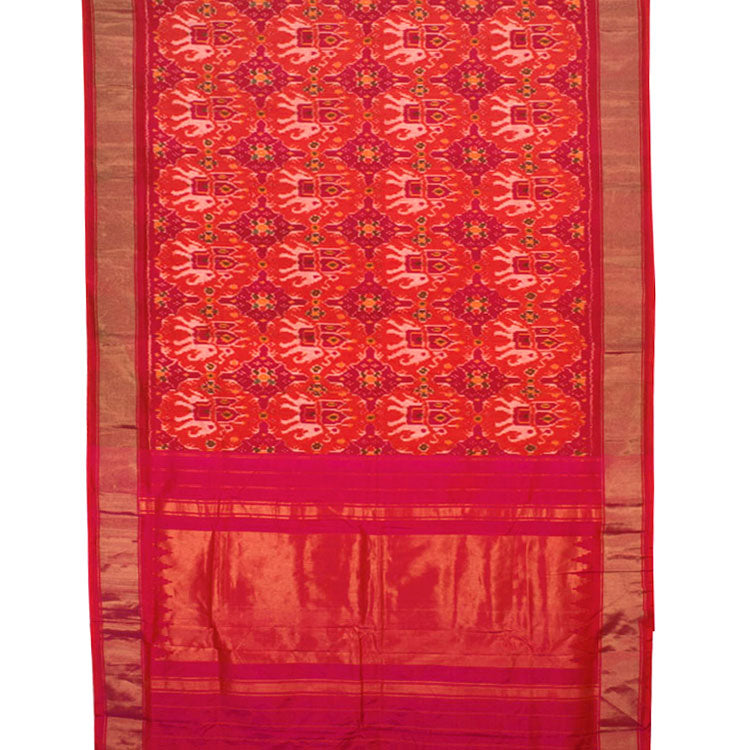 Handloom Pochampally Ikat Silk Saree 10051363