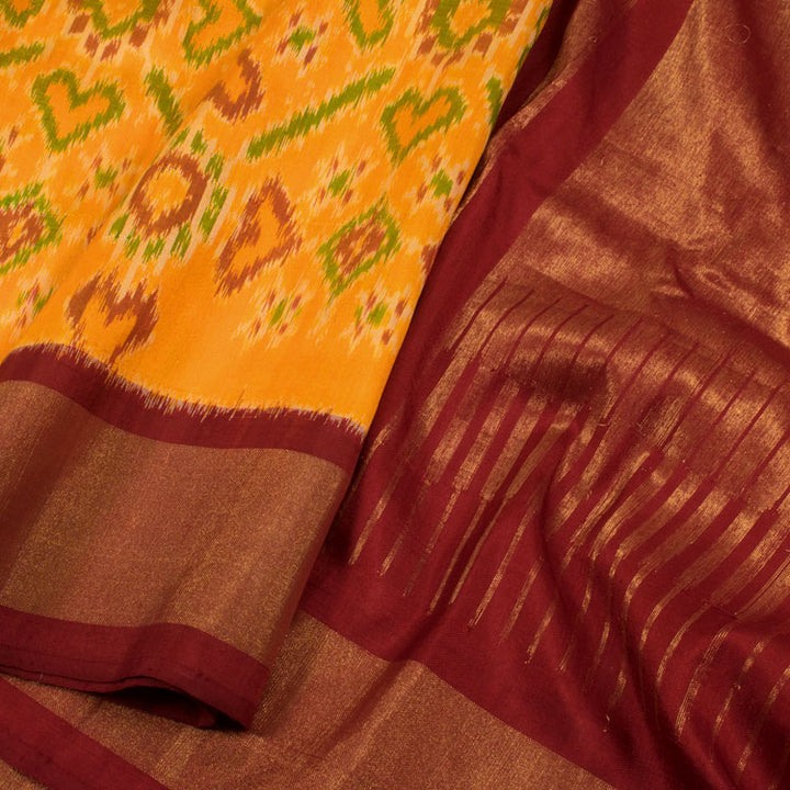 Handloom Pochampally Ikat Silk Saree 10051372