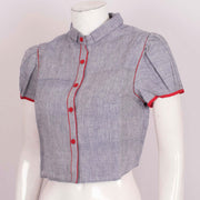 Handcrafted Khadi Cotton Crop Top 10027777