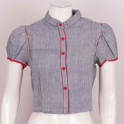 Handcrafted Khadi Cotton Crop Top 10027777