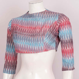 Handcrafted Ikat Cotton Crop Top 10027780