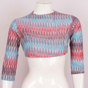 Handcrafted Ikat Cotton Crop Top 10027780
