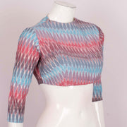 Handcrafted Ikat Cotton Crop Top 10027780