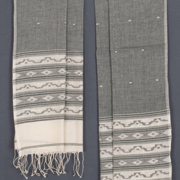 Handloom Khadi Jamdani Cotton Stole 10023681