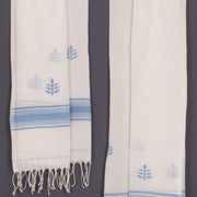 Handloom Khadi Jamdani Cotton Stole 10023683