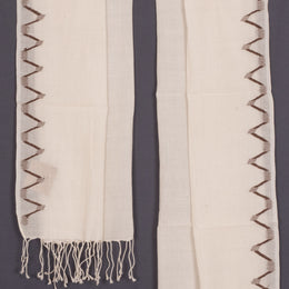 Handloom Khadi Jamdani Cotton Stole 10023686