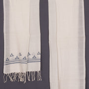 Handloom Khadi Jamdani Cotton Stole 10023690