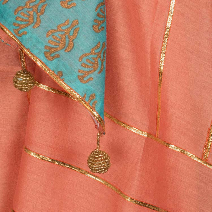 Gotapatti Embroidered Chanderi Silk Cotton Dupatta 10045194