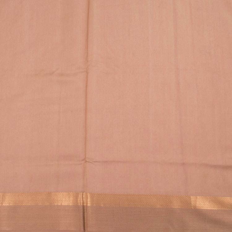 Hand Block Printed Maheshwari Silk Cotton Saree 10037852