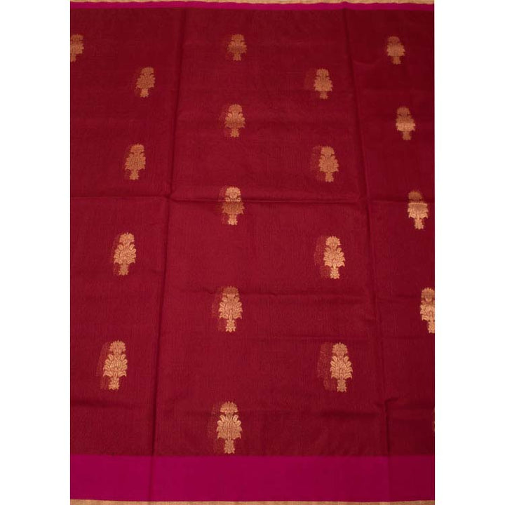 Handloom Chanderi Silk Cotton Saree 10048345