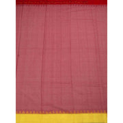 Applique Embroidered Handloom Kuttu Khadi Cotton Saree 10036122