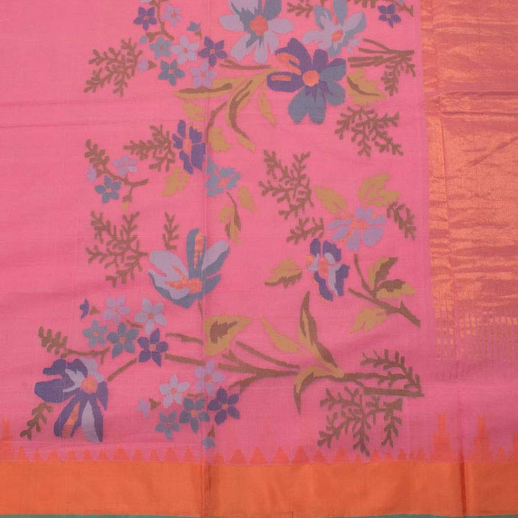 Handloom Andhra Khadi Jamdani Cotton Saree 10036132