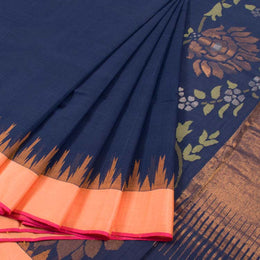 Handloom Andhra Kuttu Khadi Jamdani Cotton Saree 10036134