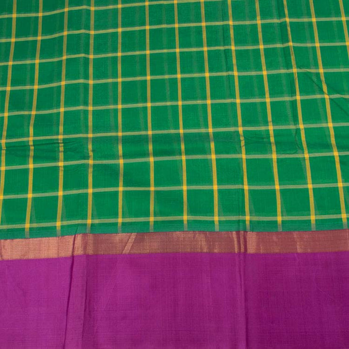 Handloom Gadwal Silk Cotton Saree 10036345