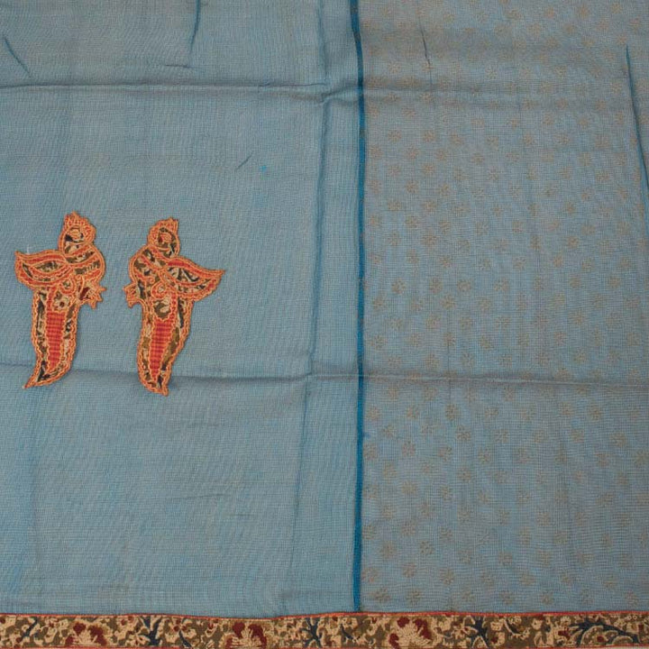 Handcrafted Cotton Saree 10036367