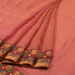 Applique Embroidered Kota Silk Saree 10036376
