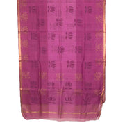 Hand Block Printed Kota Silk Saree 10036377