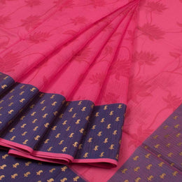 Hand Block Printed Kota Cotton Saree 10036380