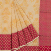 Hand Block Printed Kota Cotton Saree 10036381