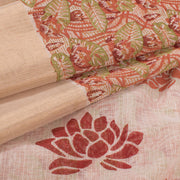 Hand Block Printed Kota Cotton Saree 10036382