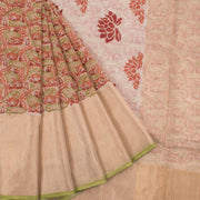Hand Block Printed Kota Cotton Saree 10036382