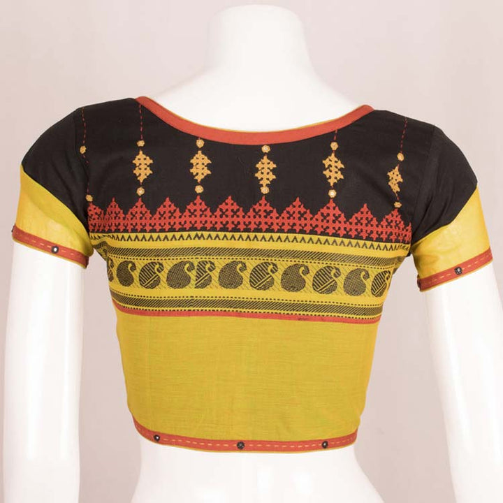 Hand Embroidered Kanchi Cotton Blouse 10048375